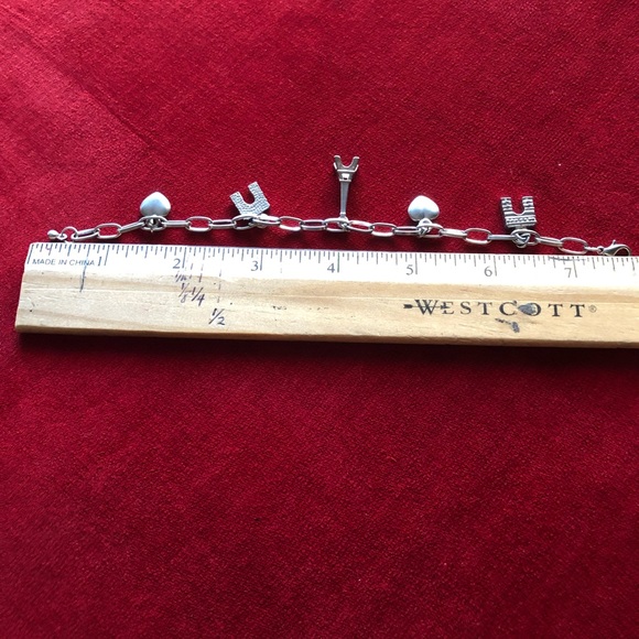 ‘Paris’ charm sliver tone bracelet - Picture 3 of 3